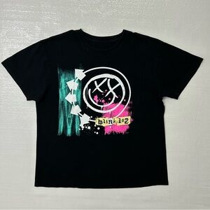 Blink-182 Mens Size Medium Black Graphic Band Shirt